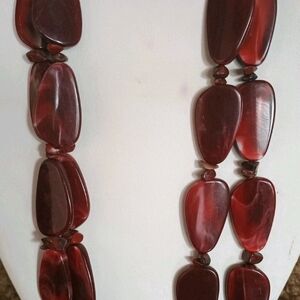 3 For $15 Sale Elegant Red Stone Necklace